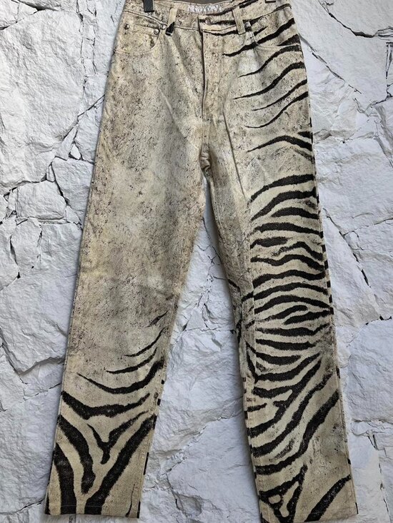 Roberto Cavalli Denim - Roberto Cavalli Zebra Marble Jeans